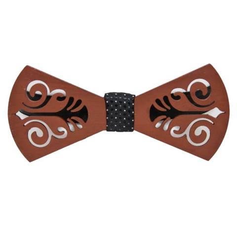 PATTERNED WOOD BOW TIE OHMYBOW