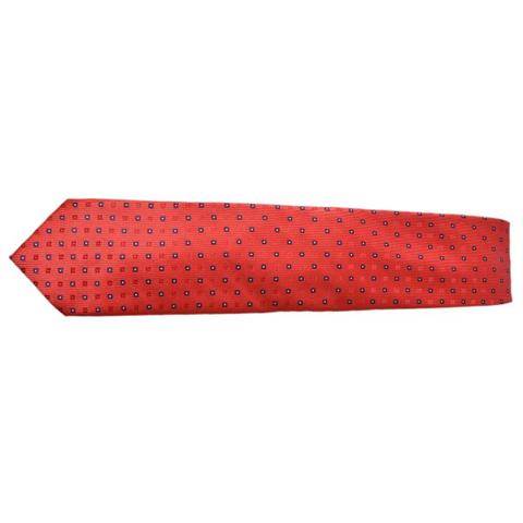 CRANBERRY RED POLKA DOTS TIE OHMYBOW