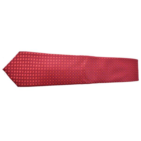 CHERRY RED FLORAL PATTERN TIE OHMYBOW
