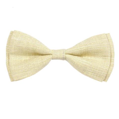 COTTON YELLOW CHAMBRAY BOW TIE OHMYBOW