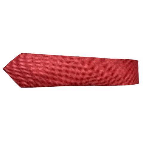 SCARLET RED SOLID TIE OHMYBOW