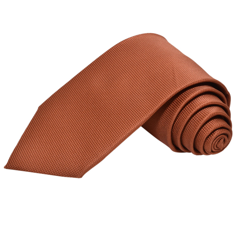 CINNAMON BROWN SOLID TIE OHMYBOW