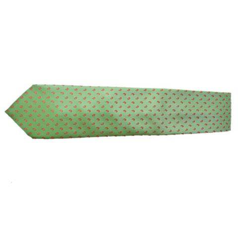 OLIVE GREEN WITH GOLDEN PATTERN TIE OHMYBOW