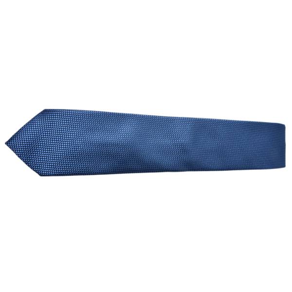 BLUE SOLID PATTERN TIE OHMYBOW