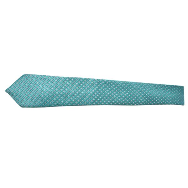 SLIVER PATTERN SAPPHIRE BLUE TIE OHMYBOW