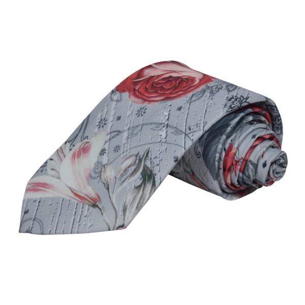 GREY ROSE WATERCOLOUR ASIAN FLORAL OHMYBOW