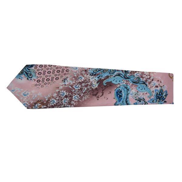 INTRICATE DUSTY PINK FLORAL LACE PRINT TIE OHMYBOW