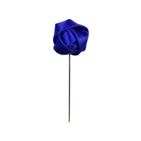 AZURE BLUE FLOWER DESIGN BROOCH OHMYBOW