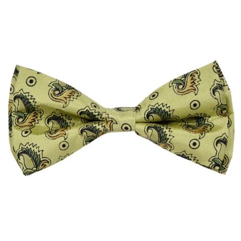 COLOURFUL LIME MULTI REEF PRINT BOW TIE OHMYBOW