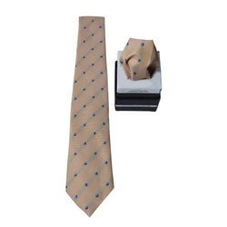 DOTTED DIAMOND PATTERN POCKET SQUARE AND TIE SET OHMYBOW