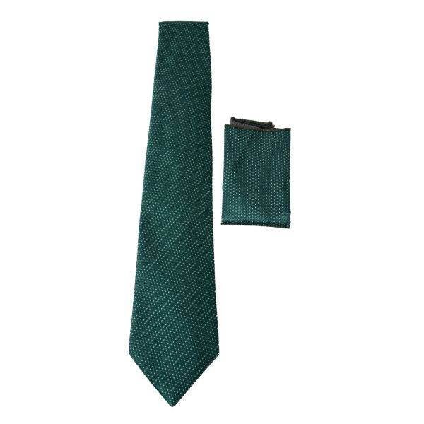 SATIN SOLID TIE AND POCKET SQUARE SET OHMYBOW