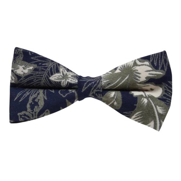 BLUE ANEMONE FLORAL BOW TIE OHMYBOW