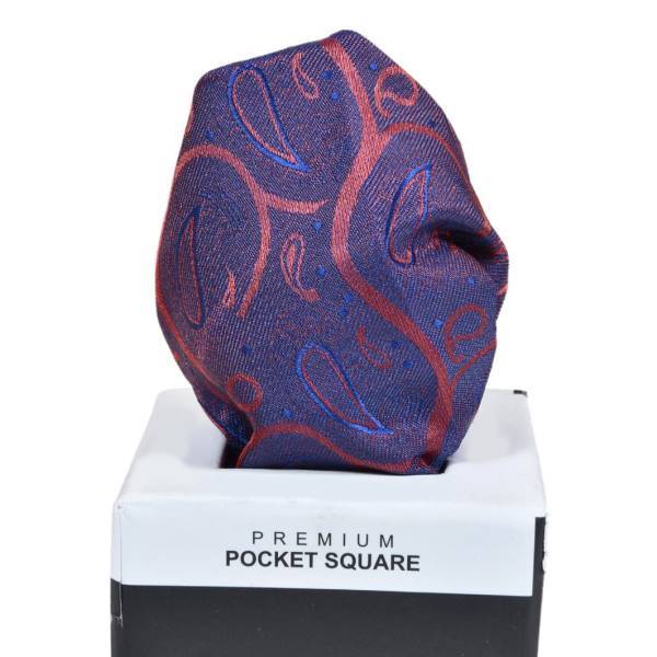 PURPLE FLORAL PATTERN POCKET SQUARE OHMYBOW