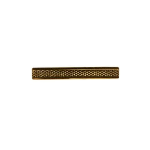 TEXTURED PATTERNED METAL TIE PIN OHMYBOW