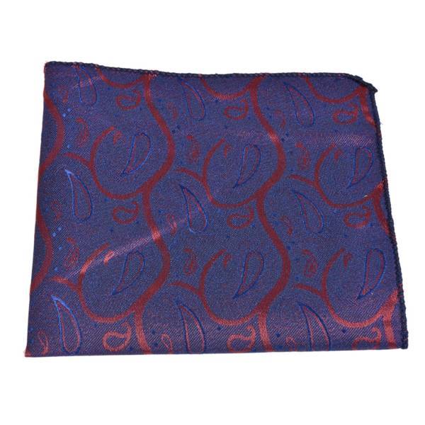 PURPLE FLORAL PATTERN POCKET SQUARE OHMYBOW