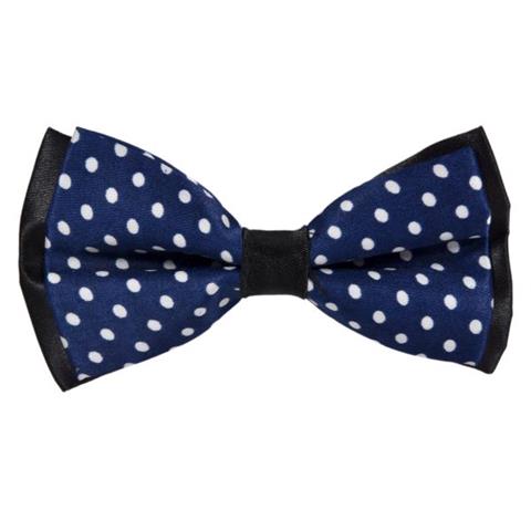 CORAL POLKA DOTS COTTON BOW TIE OHMYBOW