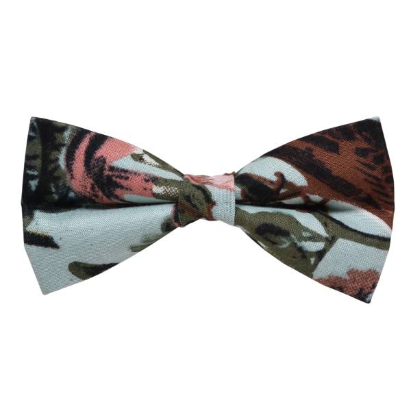 MULTICOLORED FLORAL CHINTZ BOW TIE OHMYBOW