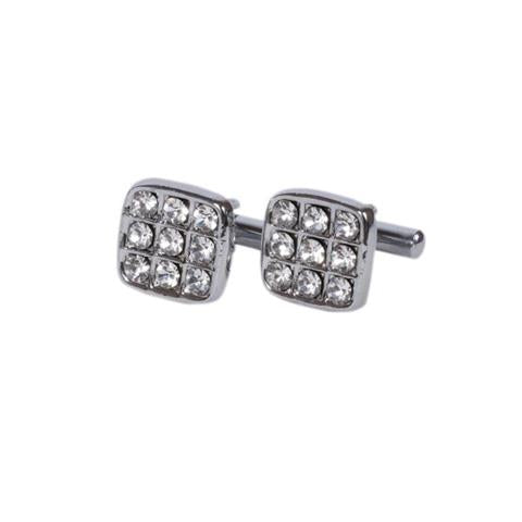 DICE DESIGN SILVER PLATED CUFFLINKS OHMYBOW