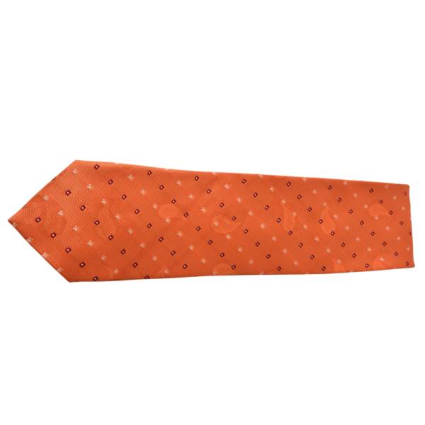 CARROT ORANGE DOTTED FORMAL TIE OHMYBOW
