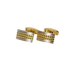 GOLDEN PLATED WITH DICE PATTERN CUFFLINKS OHMYBOW