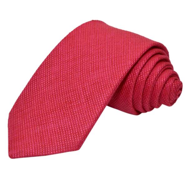 RASPBERRY RED SOLID TIE OHMYBOW