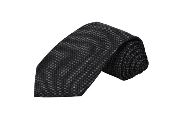 BLACK PATTERN SOLID TIE OHMYBOW