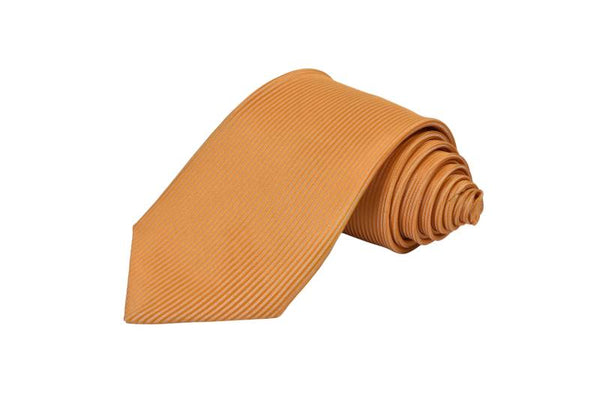ORANGE PALE SOLID COTTON TIE OHMYBOW
