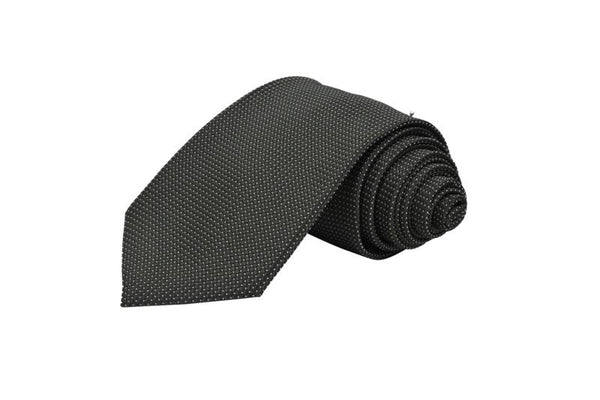 BLACK SOLID FORMAL TIE OHMYBOW