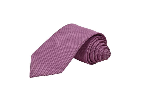 PINK SOLID FORMAL COTTON TIE OHMYBOW